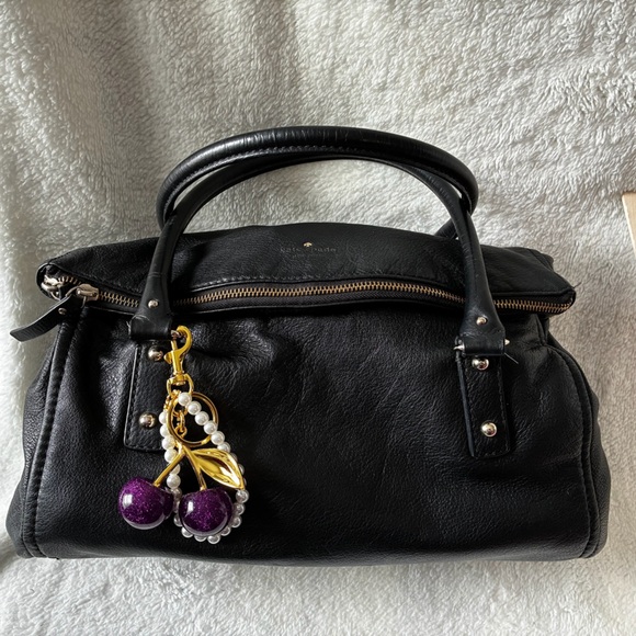 ♠️ Kate Spade Cobble Hill Black Leather Leslie Tote Bag - Picture 6 of 16